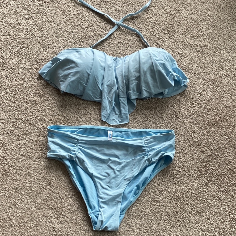 La Vie En Rose Aqua Swimwear. Size large. A few marks but still beautiful
